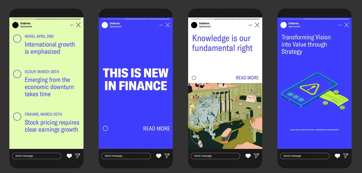 Inderes Instagram post example