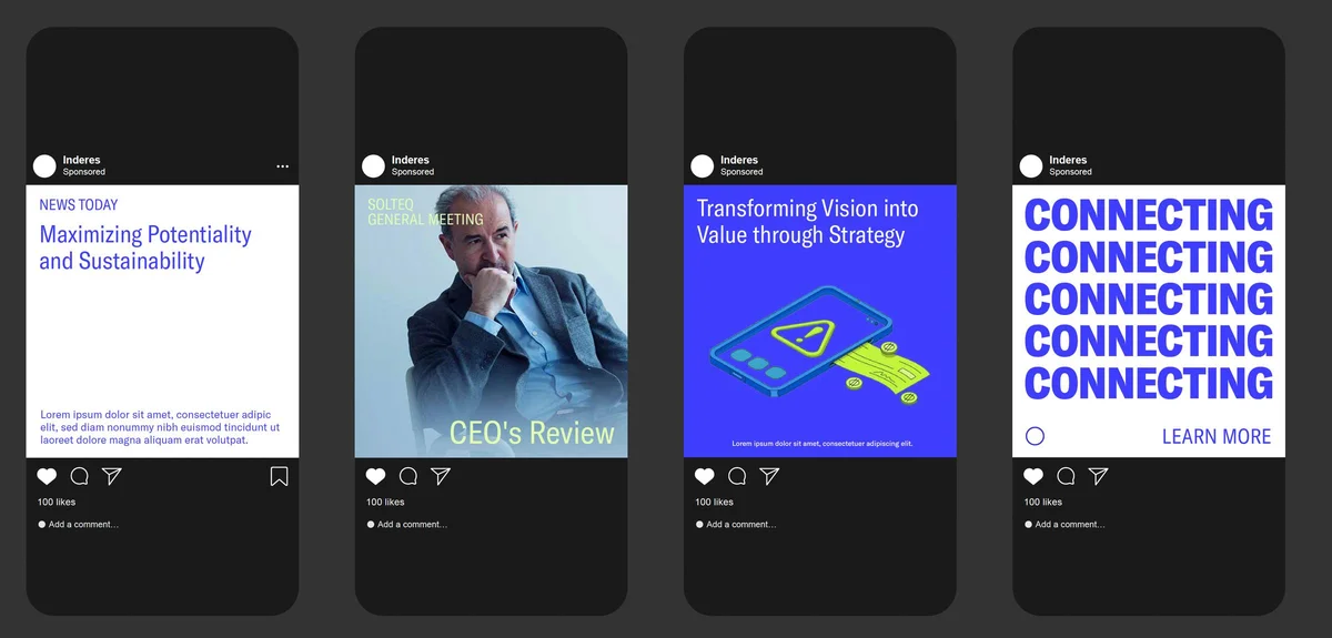 Inderes Instagram post example