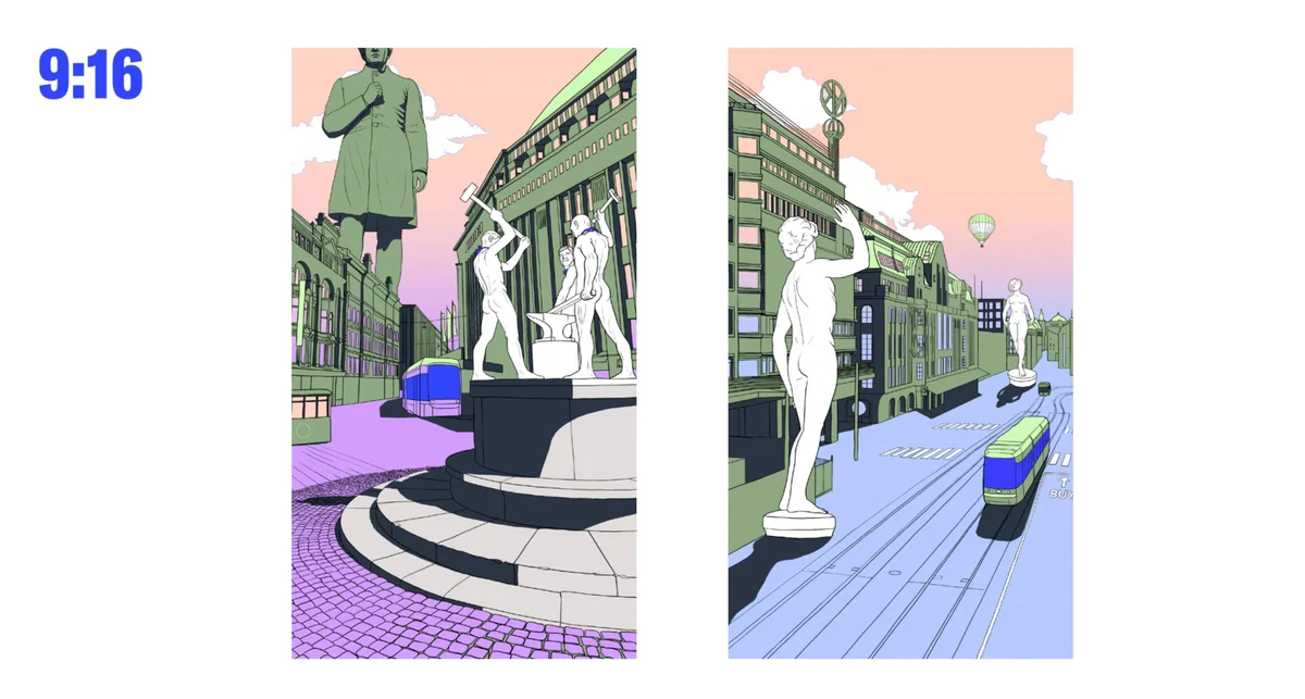 Illustration crop example — 9:16